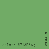 цвет css #71AB66 rgb(113, 171, 102)