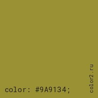 цвет css #9A9134 rgb(154, 145, 52)