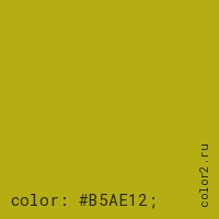 цвет css #B5AE12 rgb(181, 174, 18)