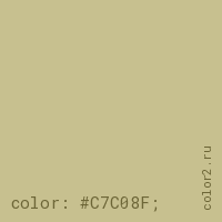 цвет css #C7C08F rgb(199, 192, 143)