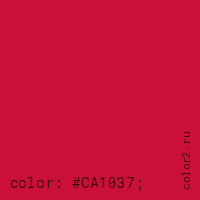 цвет css #CA1037 rgb(202, 16, 55)
