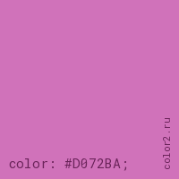цвет css #D072BA rgb(208, 114, 186)