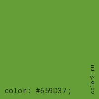 цвет css #659D37 rgb(101, 157, 55)