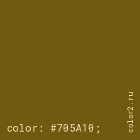 цвет css #705A10 rgb(112, 90, 16)