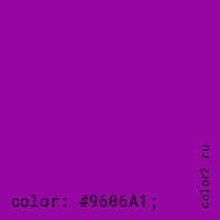 цвет css #9606A1 rgb(150, 6, 161)