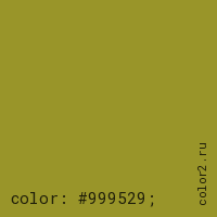 цвет css #999529 rgb(153, 149, 41)