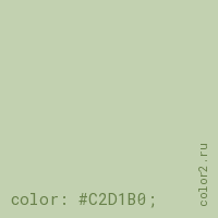 цвет css #C2D1B0 rgb(194, 209, 176)