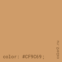 цвет css #CF9C69 rgb(207, 156, 105)