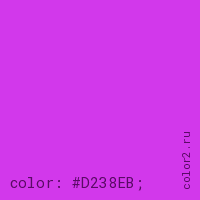 цвет css #D238EB rgb(210, 56, 235)