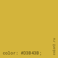 цвет css #D3B43B rgb(211, 180, 59)