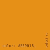 цвет css #E69018 rgb(230, 144, 24)