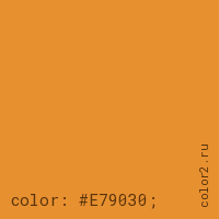 цвет css #E79030 rgb(231, 144, 48)