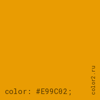 цвет css #E99C02 rgb(233, 156, 2)
